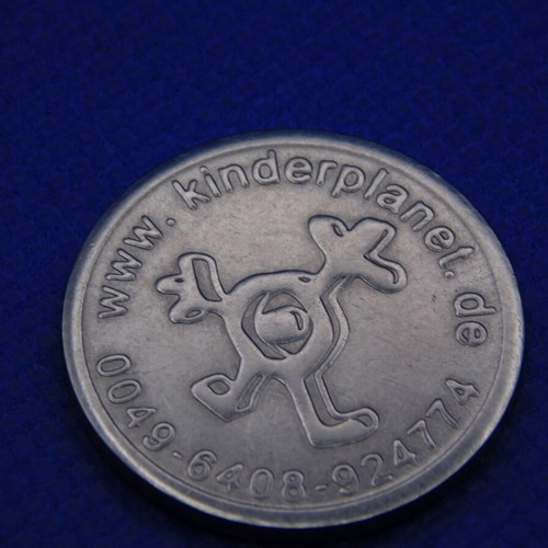 Kinderplanet metal game token, Germany