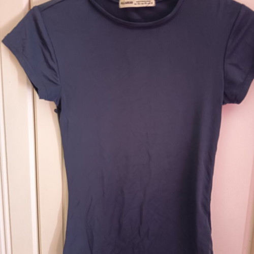 Pull & Bear set of two t-shirts and one bodysuit new, sizes XS and S, black and blue