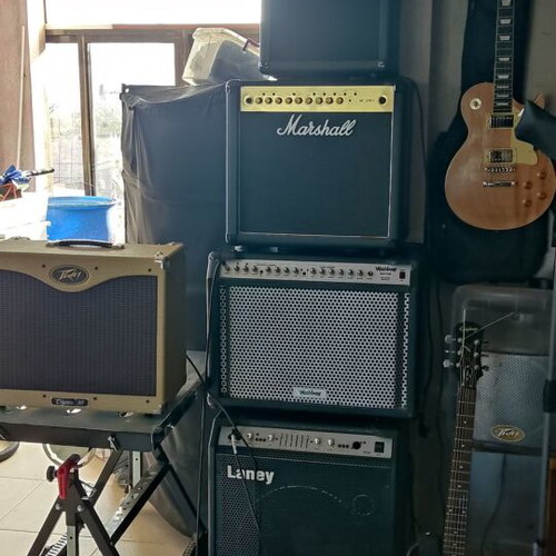 Marshall Amp MG50fx new with two-button pedal