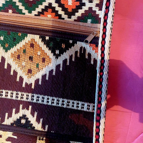 Handmade bag new with leather details