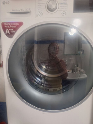 LG RC80U2AV3W dryer A+++ like new, 8 kg capacity