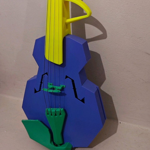 3D Printed Violin Joker Edition new with Daddario Debut strings, bow and case