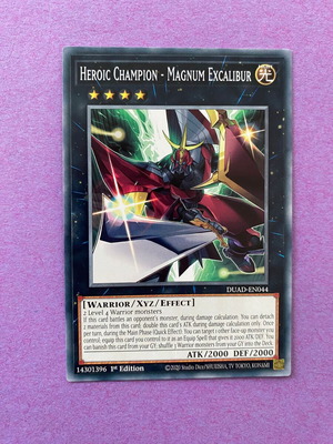 Heroic Champion – Magnum Excalibur Yu-Gi-Oh! XYZ Monster like new