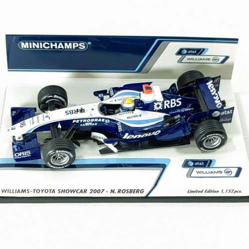 Williams Toyota Show Car 2007 N. Rosberg 1:43 Minichamps New