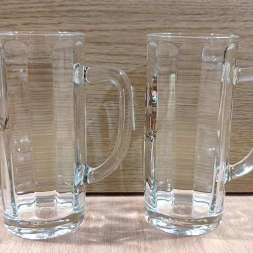 Veltins beer set of two promotional glass mugs 0.2l like new
