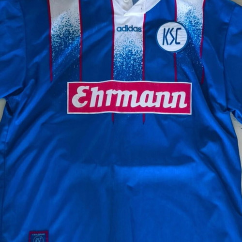 Tomas Hässler signed KSC football jersey 1994 match worn