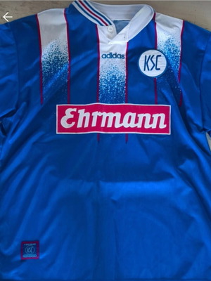 Tomas Hässler signed KSC football jersey 1994 match worn