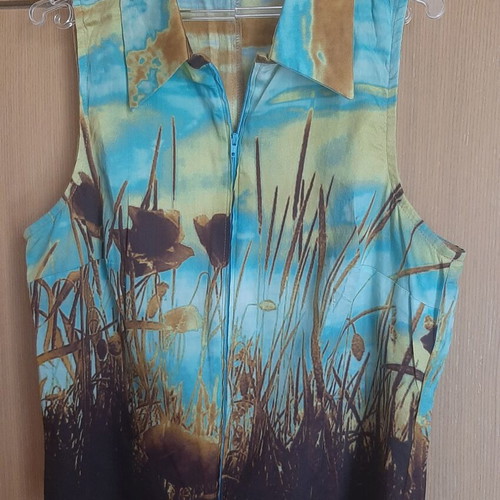 Women's blouse with zipper Billy Sabbado like new, multicolor