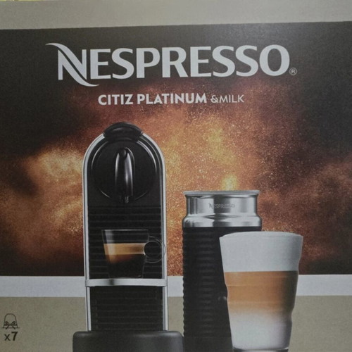 Nespresso Original CitiZ & Milk Platinum D stainless steel new