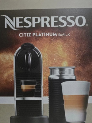Nespresso Original CitiZ & Milk Platinum D stainless steel new