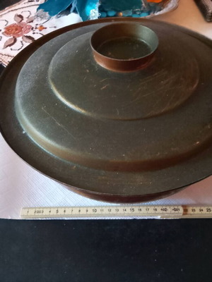 Antique large copper cooking pot like new 1930-1940 rare