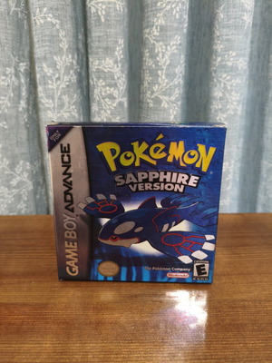 Pokémon Sapphire Game Boy Advance complete set