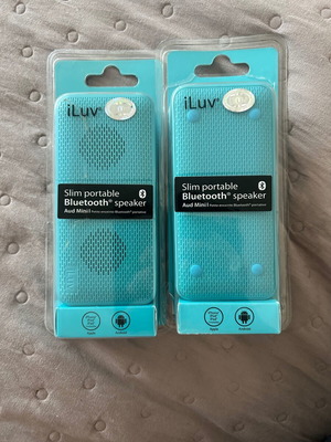 iLuv Bluetooth speakers like new, set of two