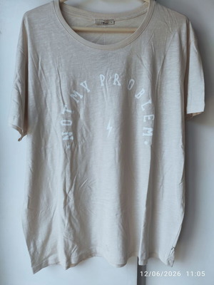Ltb T-shirt new, women large and extra large, light beige