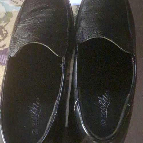 Loafers Soft & Flexx woman size 38 like new, black, anatomic
