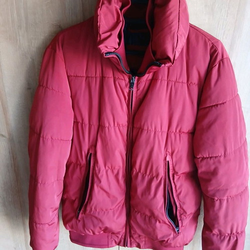Zara Man puffer jacket size M like new, red