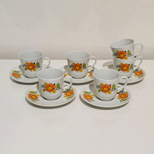 Ionia Cup and Saucer Set 11 pcs like new