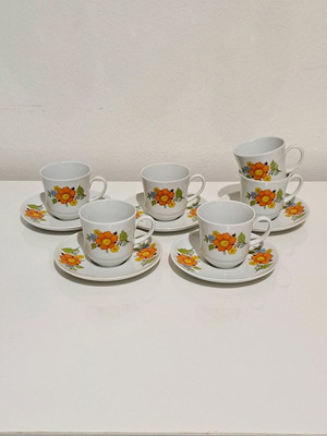 Ionia Cup and Saucer Set 11 pcs like new