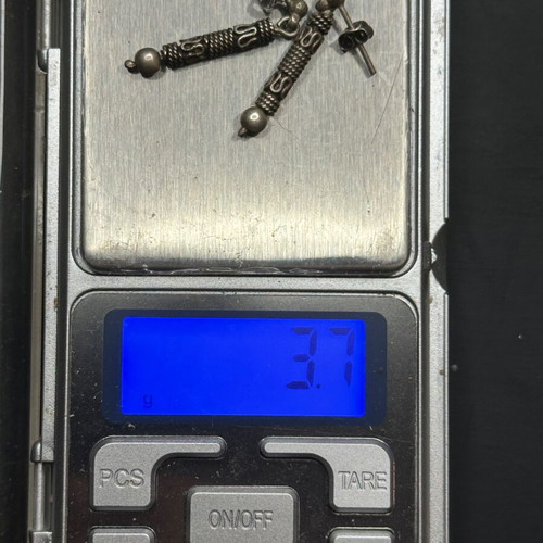 Silver 925 Earrings like new, 3.7 grams