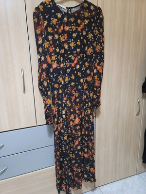 MANGO dress like new, midi, autumn colors