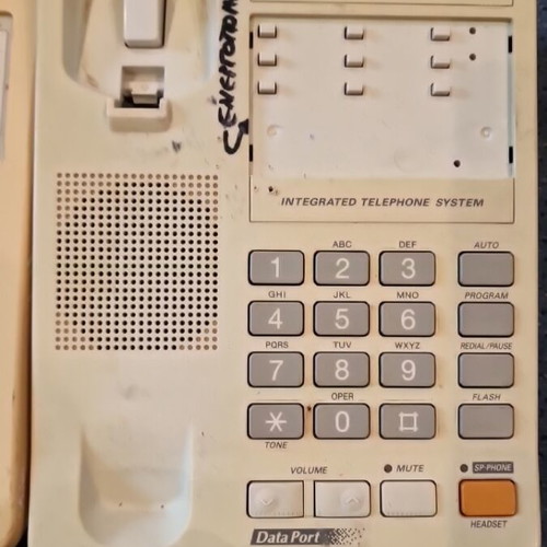 Panasonic corded home phones used, various models without screen