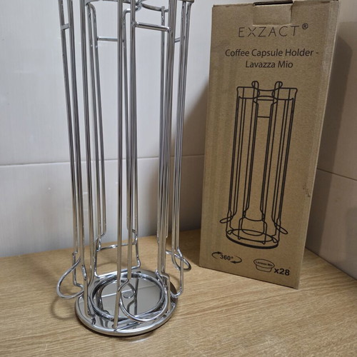 EXZACT Metal Coffee Capsule Holder for Lavazza Mio, New