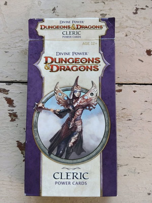 Dungeons & Dragons Divine Power Cards Cleric used