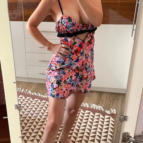 (S) For love&lemons USA Mini satin dress