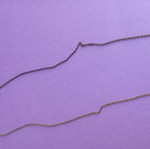 Heart necklace used with tarnished chain