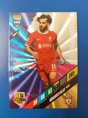 Panini Fifa 365 2024 #POW 41 Salah Liverpool Dominator card new