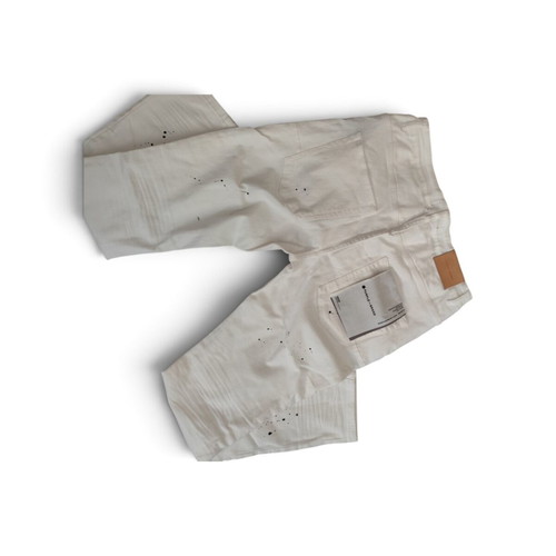 Purple Jeans white pants
