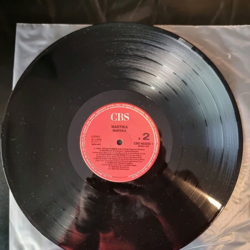 Martika S/T vinyl used, Greek copy pop