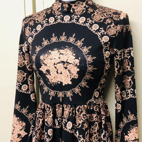 La Divina dress new, brown, size S/M