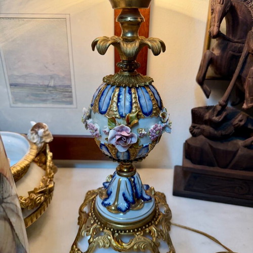 Sevres lamp used like new, height 53cm