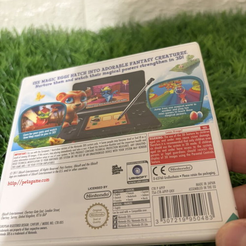 Petz Fantasy 3D Nintendo 3DS game used
