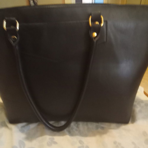 H&M leatherette shoulder bag like new, black