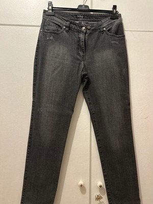 WOMEN'S JEANS, k-Reli, open black, size EUR 40, UK 14, F 42.