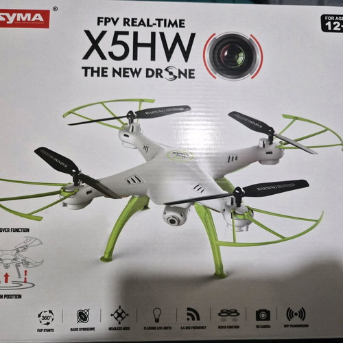 Syma X5HW Drone Kids FPV 2.4 GHz with 720p Camera White New