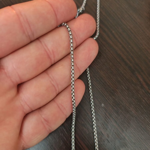 Stainless Steel Men's Cross pendant like new, silver color