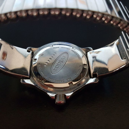 Adidas watch used stainless steel with metal bracelet