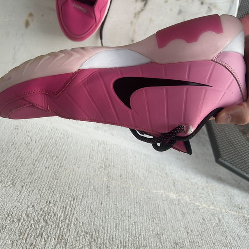 Bronny basketball shoes Nike size 47.5 like new pink
