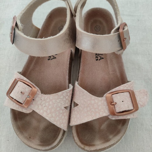 Alegria children's anatomical sandals like new, leather, size 30, copper color