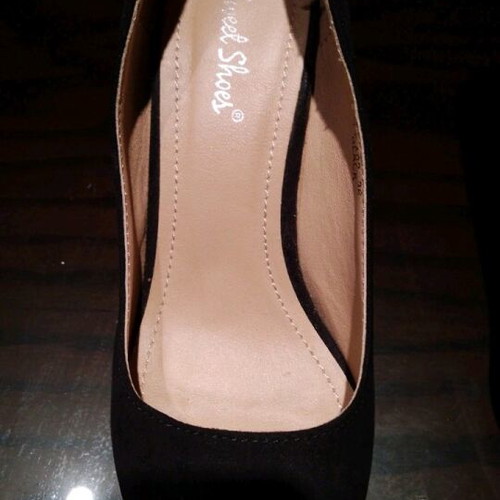 Women’s suede black pumps No36 new