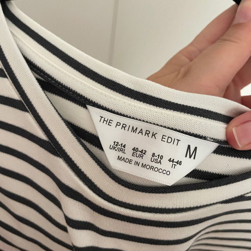 Midi dress Primark striped, like new, medium size