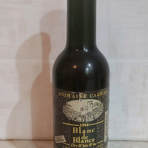Collectible Blanc de blancs Domaine Carras 1994 Olympic Airways like new