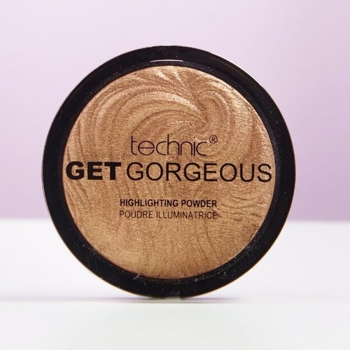 Technic Get Gorgeous highlighting powder 24K gold new