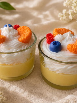Soy Wax Candle with Powder Scent 250ml