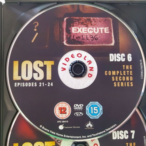 Lost DVD used, episodes S2.E21-24 with subtitles