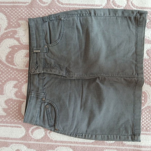 Naf Naf gray denim skirt like new, size S 36 8