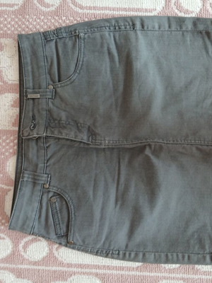 Naf Naf gray denim skirt like new, size S 36 8
